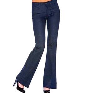 GOLDSIGN Stardust Dark Wash Flare Jeans Size 30